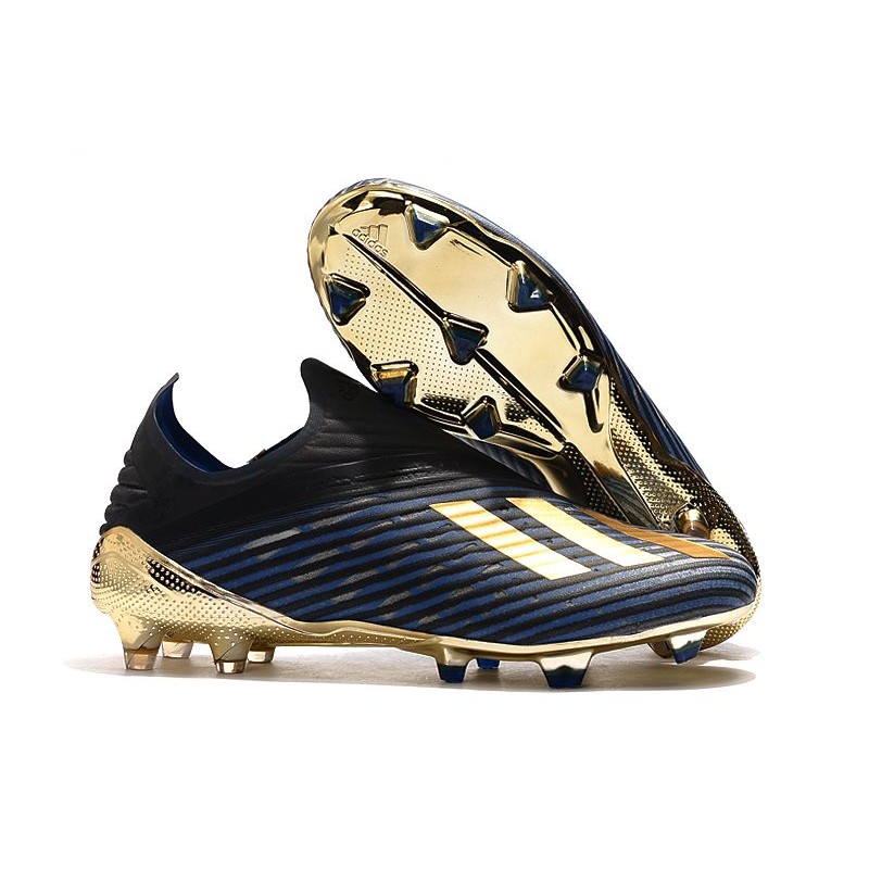 Fodboldstøvler Herre Adidas X FG – Sort Guld – tilbud,fodboldstøvler indendørs