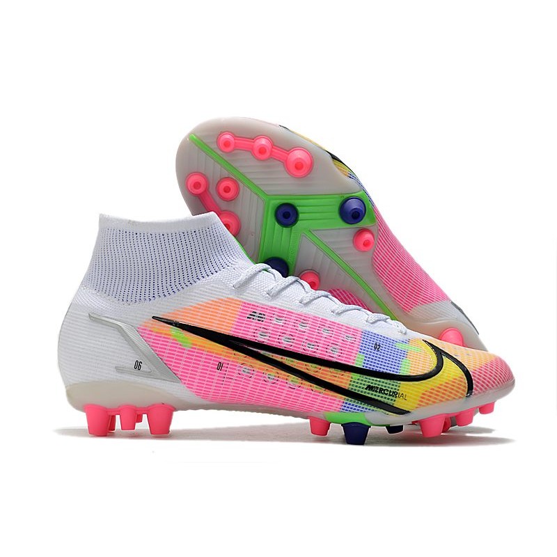 Nike Mercurial Superfly 8 Elite AG PRO fodboldstøvler – Sølv Lilla – fodboldstøvler tilbud,fodboldstøvler indendørs