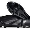 Adidas Predator Accuracy + FG Lace Tongue Fodboldstøvler Sort Sølv