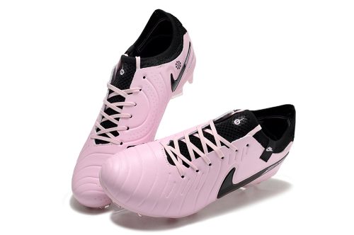 Nike Tiempo Legend 10 Elite FG Fodboldstøvler Pink Sort