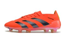 Adidas Predator Elite Laceless FG Fodboldstøvler Orange Sølv